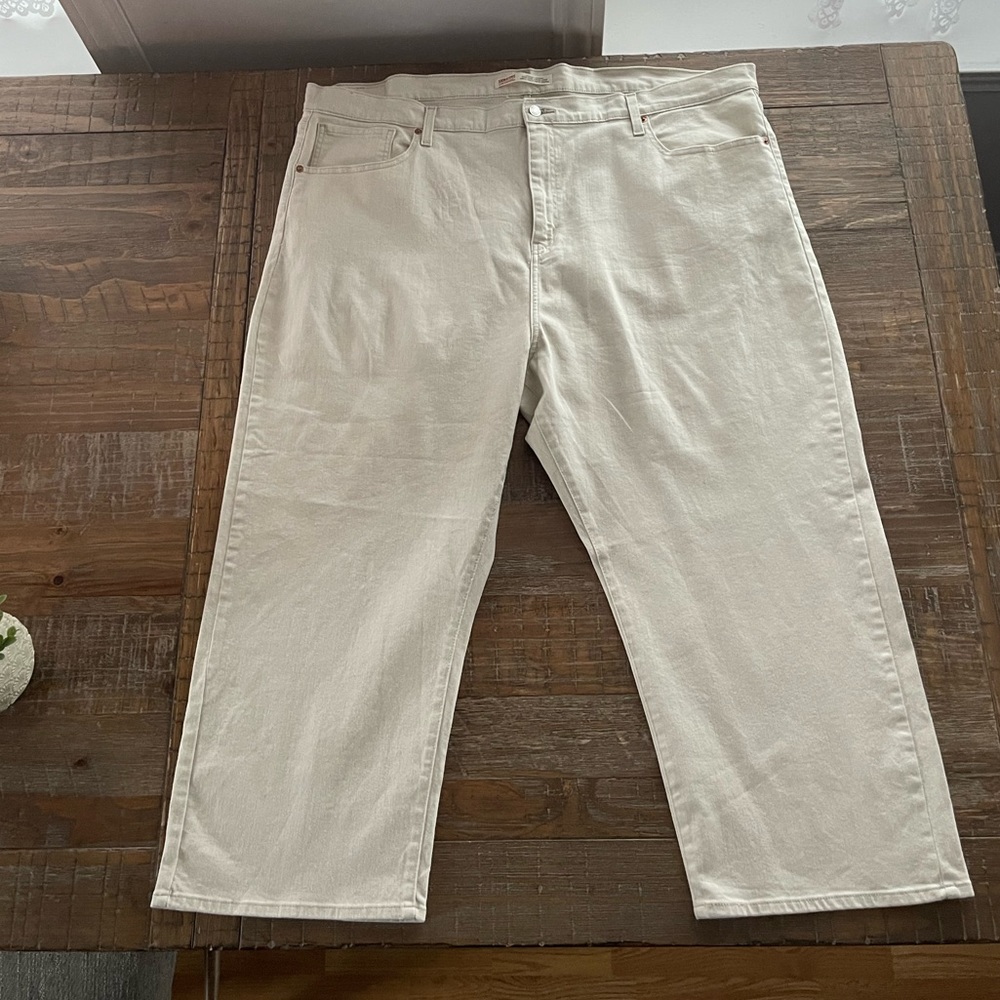 Levi's Signature High Rise Loose Crop Jeans Size 28W - Picture 2 of 6